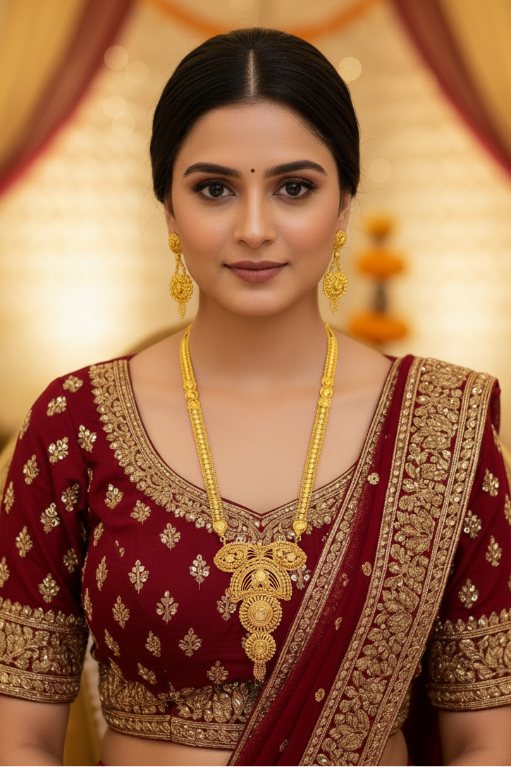 Golden Empress - Statement Necklace Set