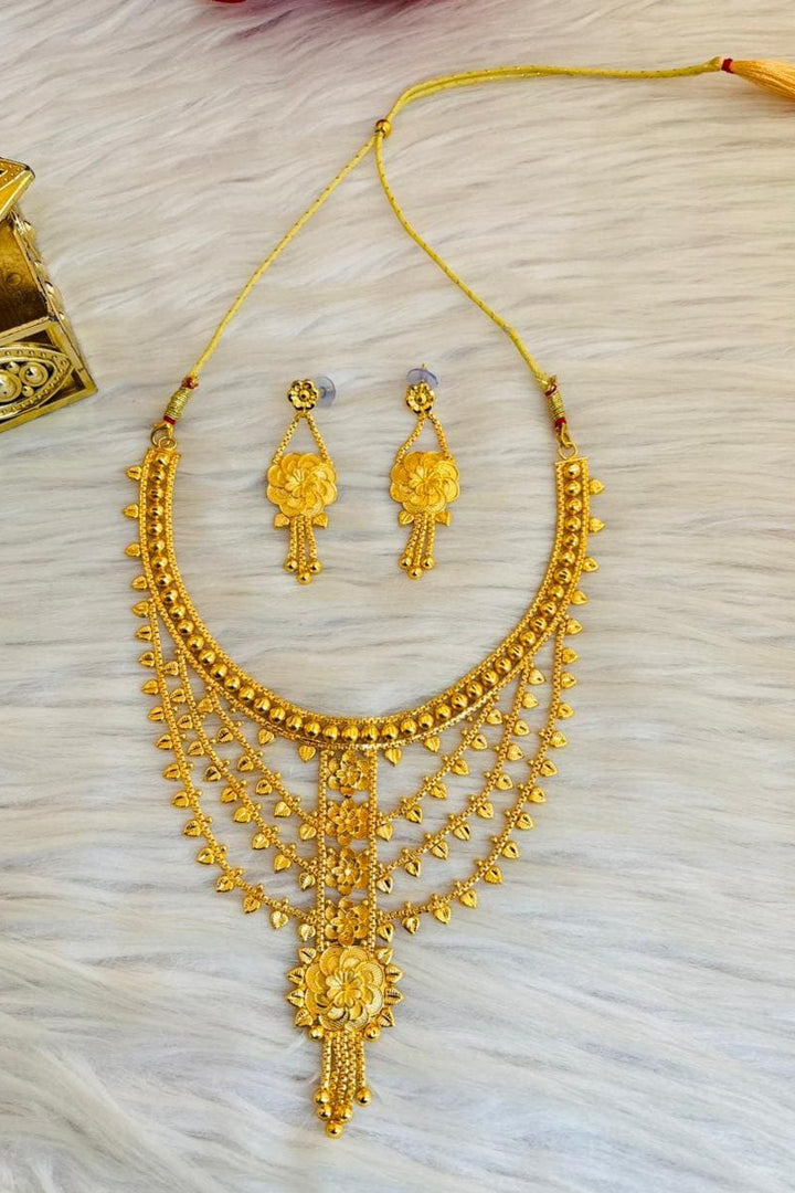 congratulation-Statement Necklace Set(Jewellery)