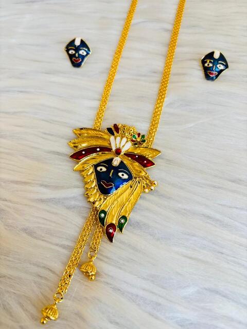 Murli Manohar(मुरली मनोहर)- Gold Plated Jewellery Set