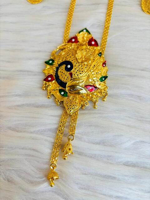 Mor pankh (मोर पंख) -Gold Plated Jewellery Set