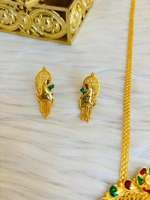 Akriti-Gold Plated Jewellery Set