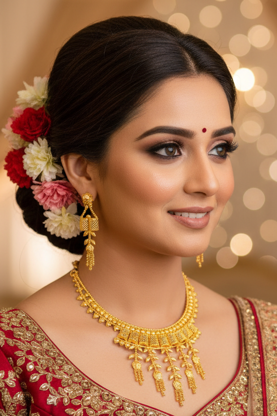 Wedding Season-Statement Necklace Set(Jewellery)