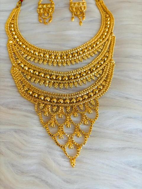 A Touch Of Shine-Statement Necklace Set(Jewellery)