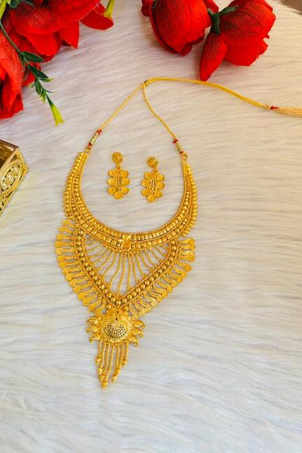 Dreamy Wedding Statement Necklace Set(Jewellery)