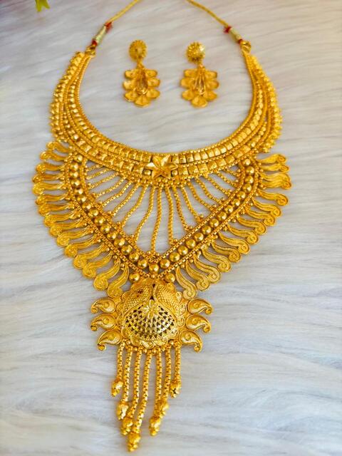 Dreamy Wedding Statement Necklace Set(Jewellery)