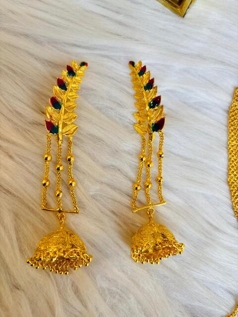 Navratna Jhumki Haar - Necklace Set