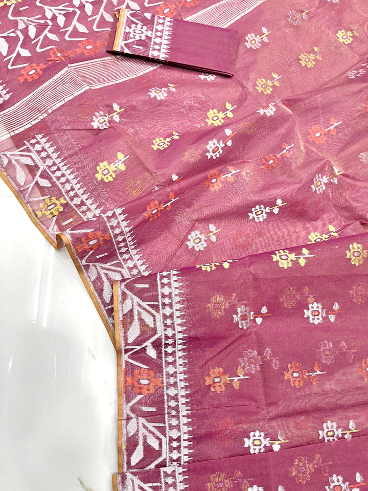 Chandralok Dhakai Jamdani Saree
