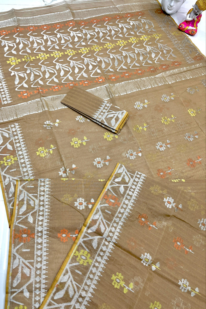 Chandralok Dhakai Jamdani Saree