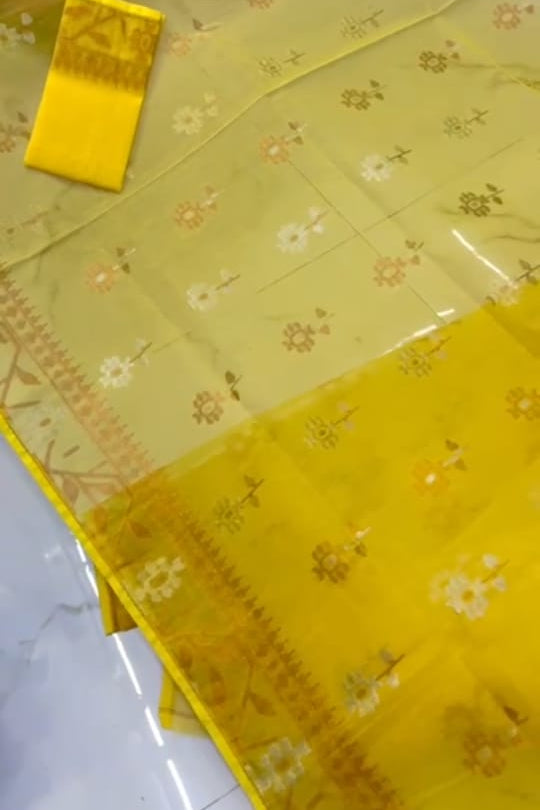 Chandralok Dhakai Jamdani Saree