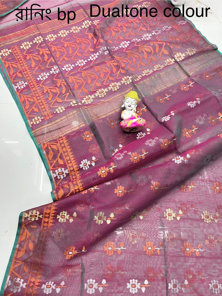 Chandralok Dhakai Jamdani Saree