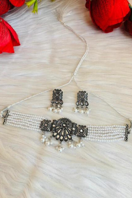 Pearl Veda-Oxidized Checker Set