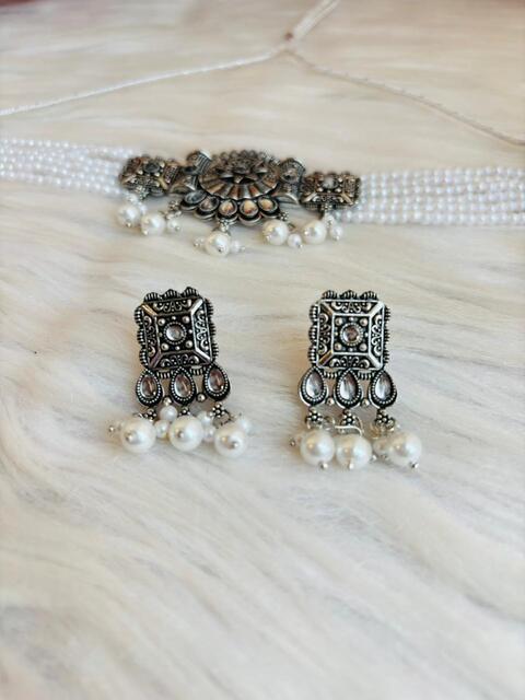 Pearl Veda-Oxidized Checker Set