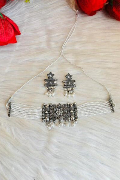 Anvi-Pearl Oxidized Checker Set