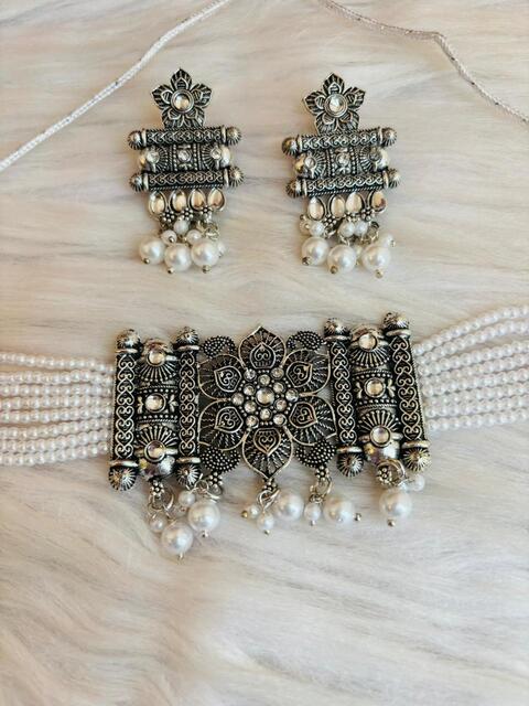 Anvi-Pearl Oxidized Checker Set