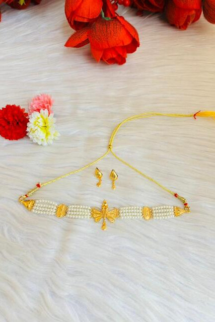 Alankar - Gold Plated Chocker Set