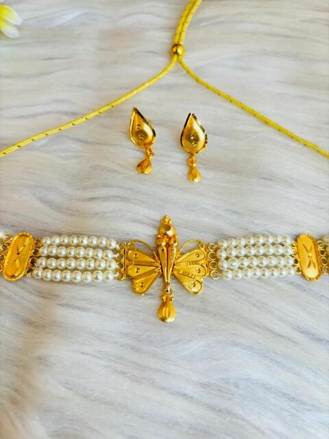 Alankar - Gold Plated Chocker Set
