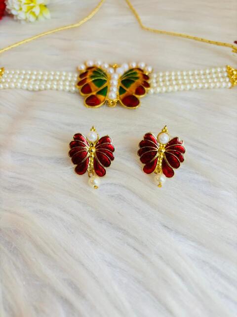 Subhra- Gold Plated Chocker Set