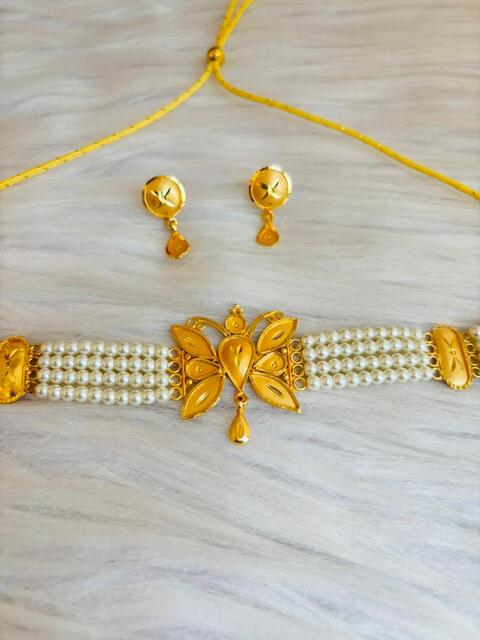 Rajkumari -Gold Plated Chocker Set