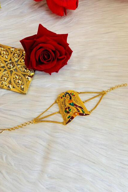 Peacock Tale-Gold Plated Mantasha