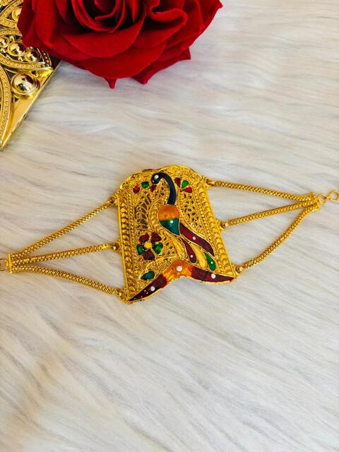 Peacock Tale-Gold Plated Mantasha