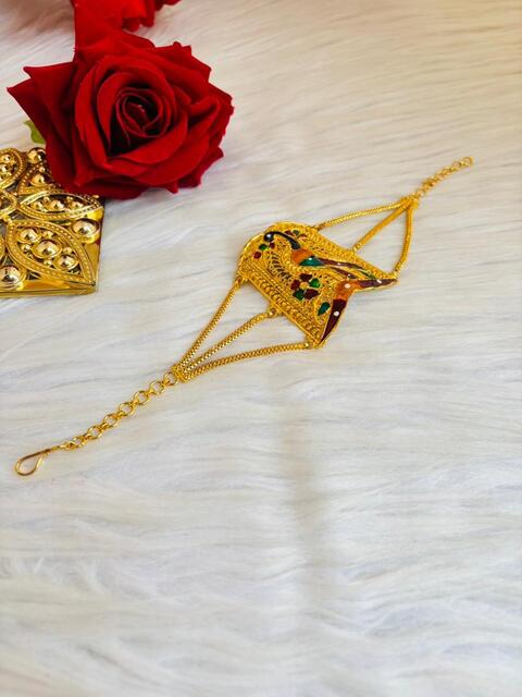 Peacock Tale-Gold Plated Mantasha