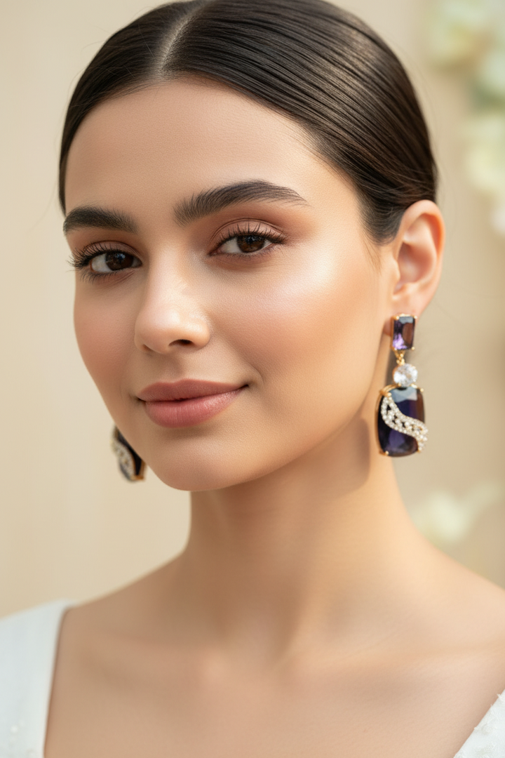 Formally Pretty - AD Setting Earrings
