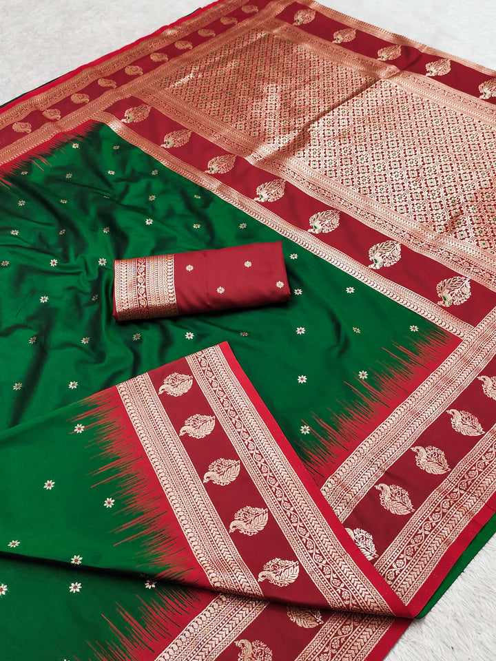 Silvershine Banarasi Soft Silk Saree