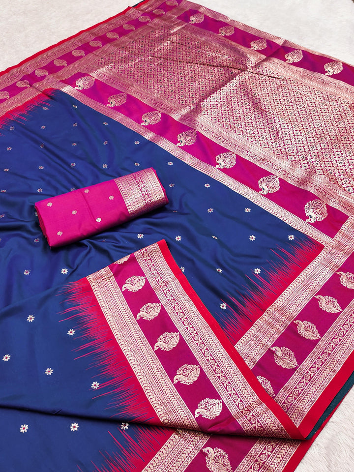 Silvershine Banarasi Soft Silk Saree