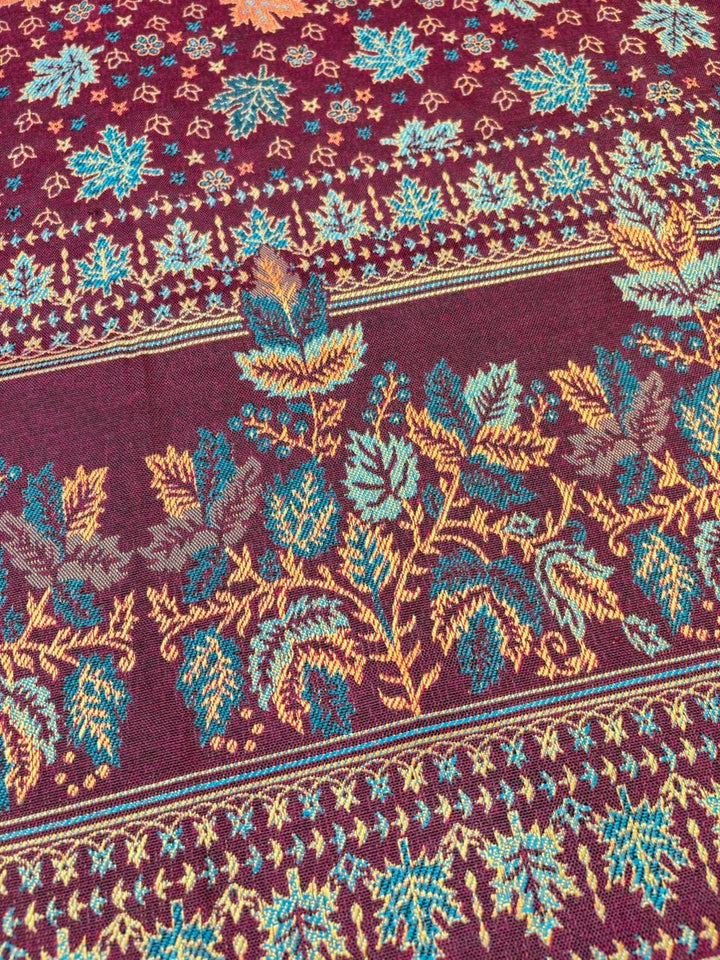 Cozy Warmth- Shawl Collection(Maple Leaf Design)