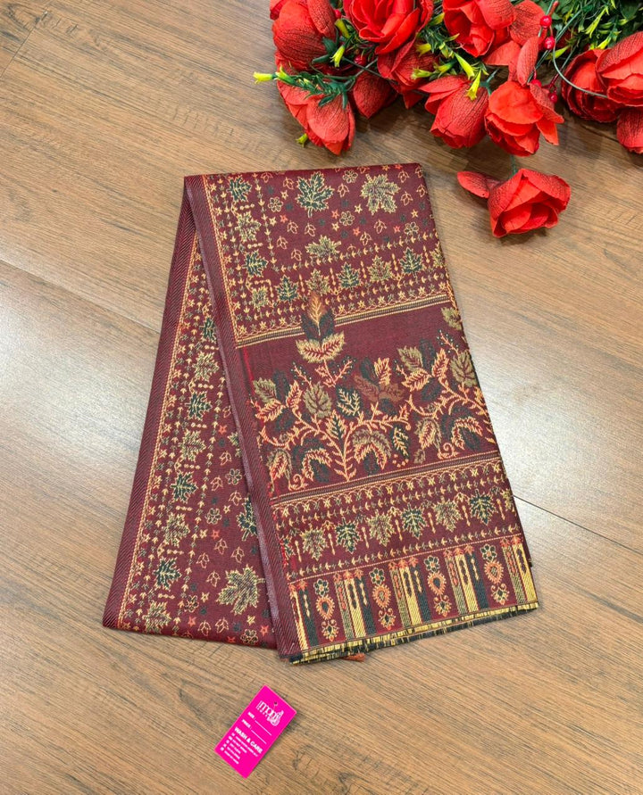 Cozy Warmth- Shawl Collection(Maple Leaf Design)