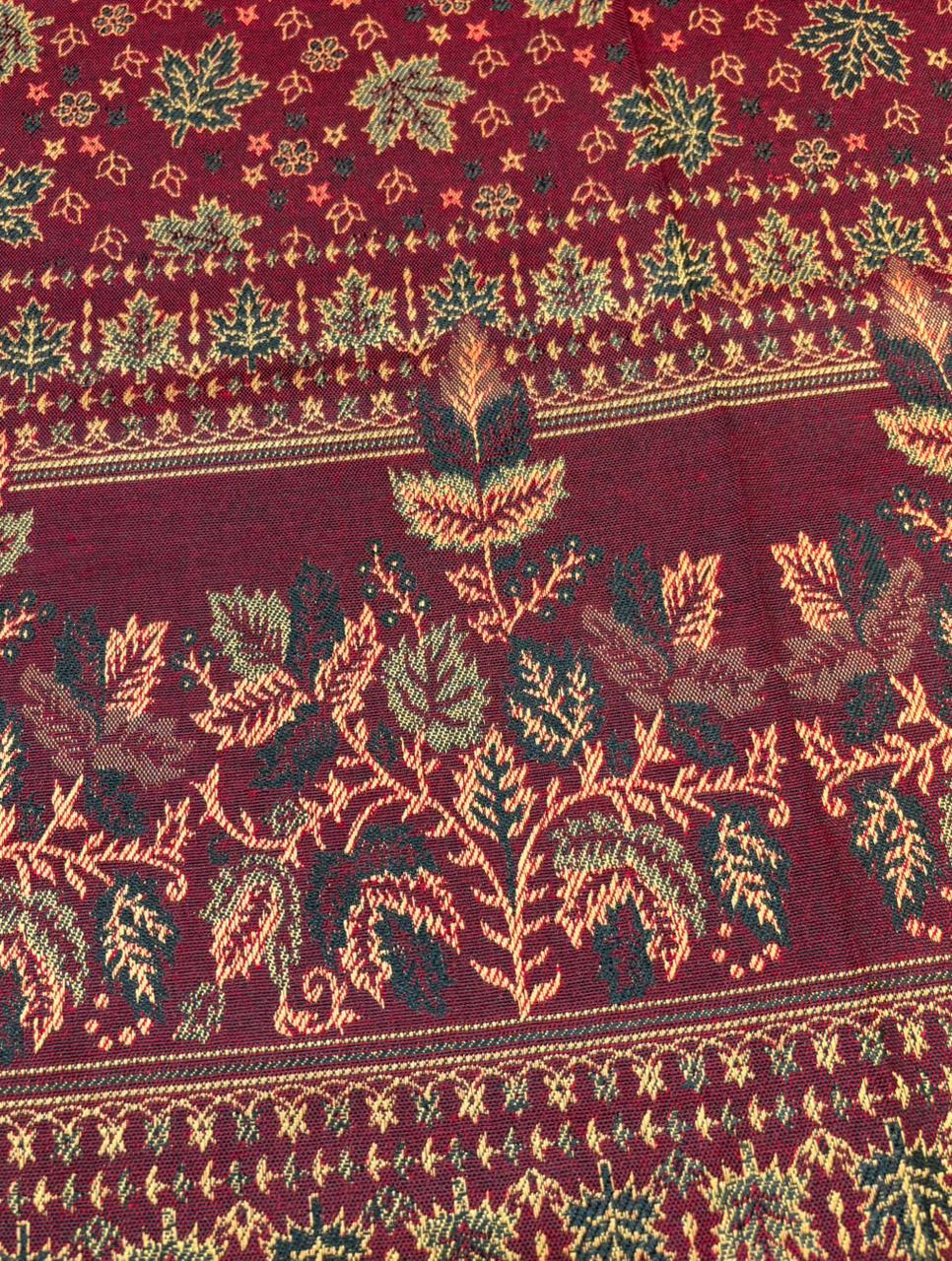 Cozy Warmth- Shawl Collection(Maple Leaf Design)