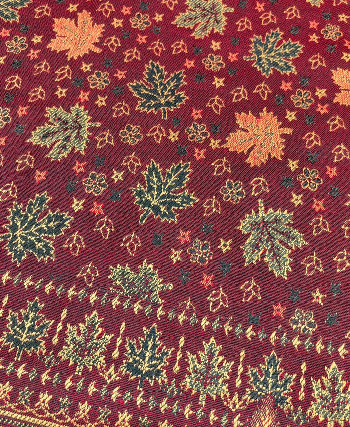 Cozy Warmth- Shawl Collection(Maple Leaf Design)