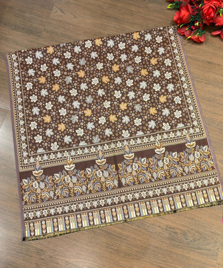 Cozy Warmth- Shawl Collection(Maple Leaf Design)