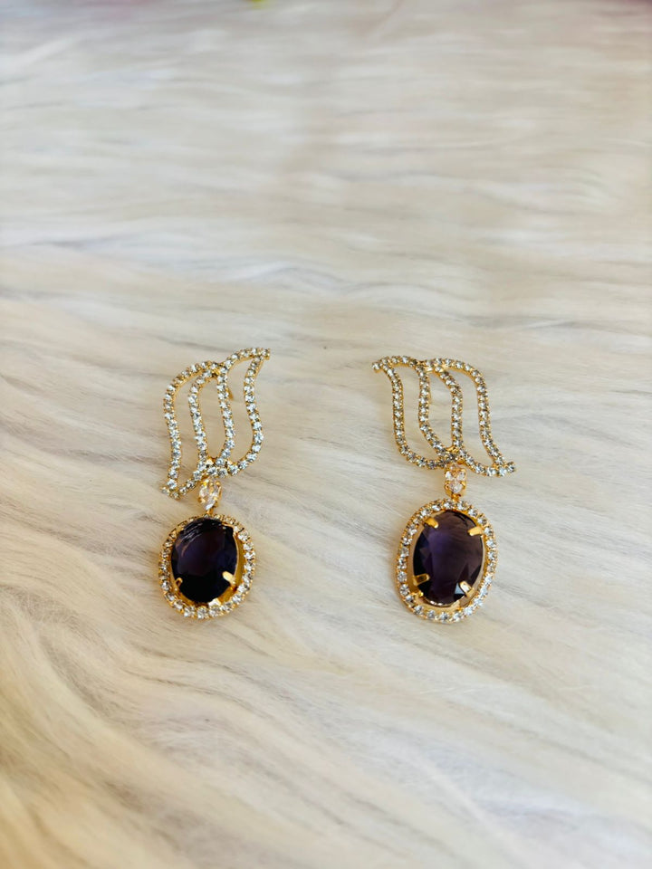 Star Of The Night-AD Setting Earrings