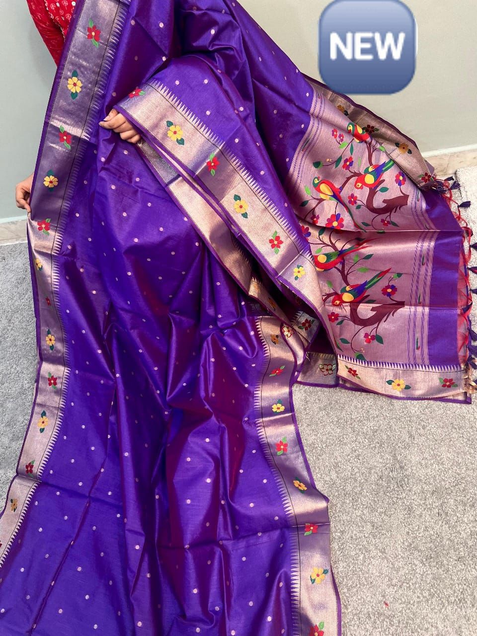 Vanya Kanti Paithani Style Tussar Silk Saree