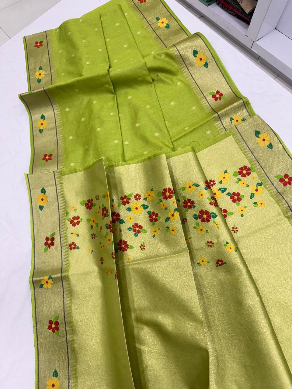 Vanya Kanti Paithani Style Tussar Silk Saree