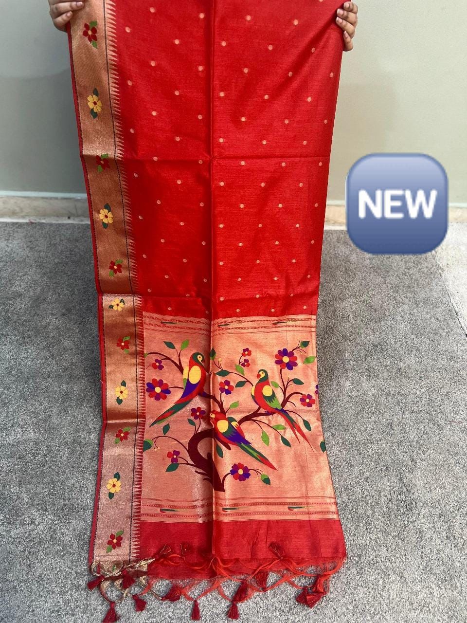 Vanya Kanti Paithani Style Tussar Silk Saree