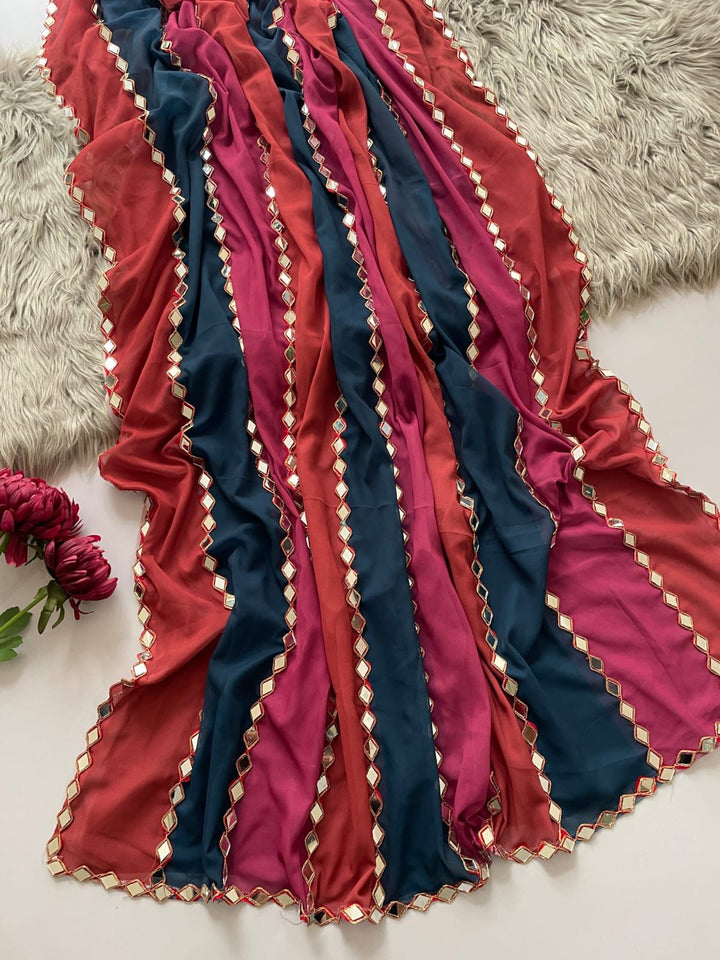 Meet The Show Party Wear Georgette Saree