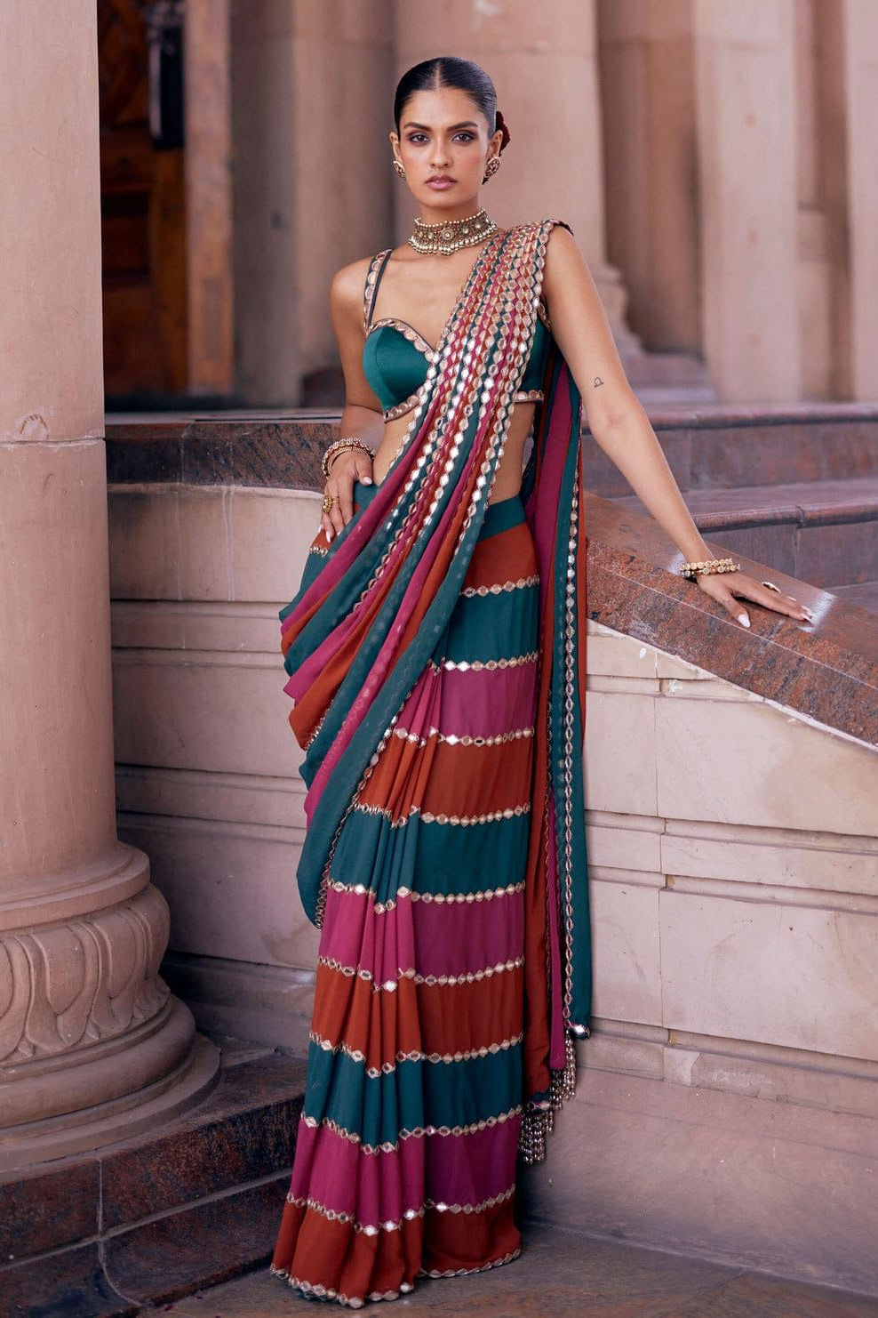 Meet The Show Party Wear Georgette Saree