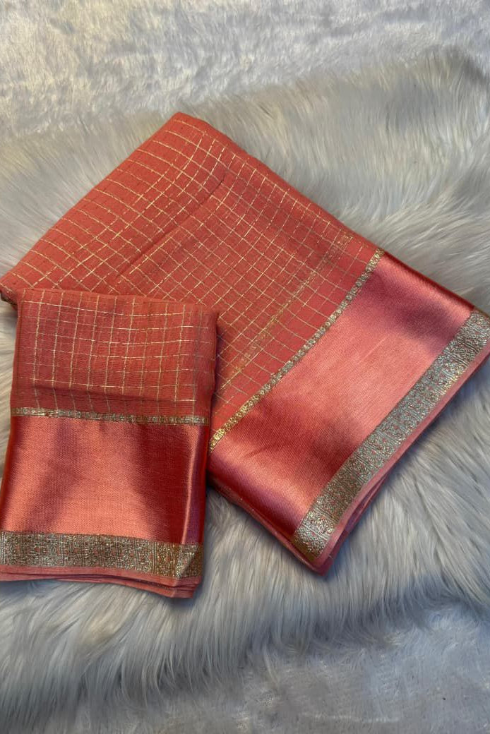 Forest Gleam Viscose Georgette Saree