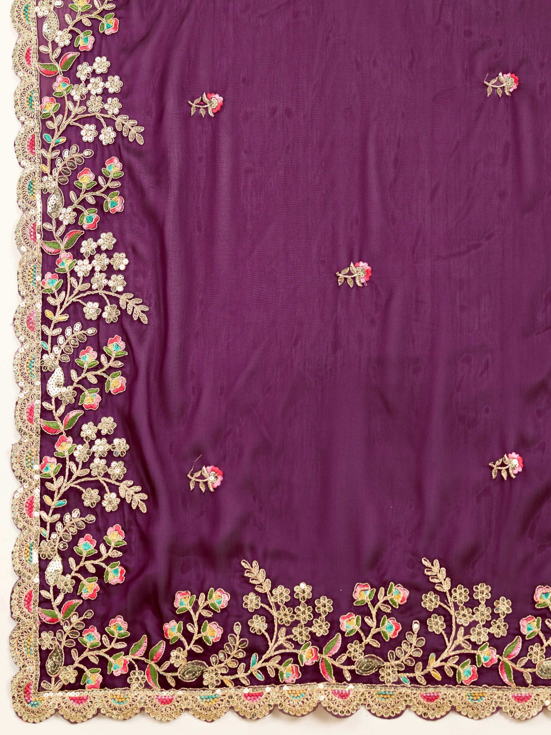 Mitti Roshni Designer Rangoli Silk Saree