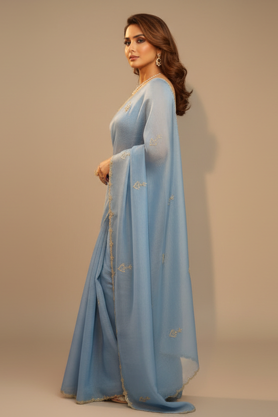 Blush Within Partywear Fancy Silk Saree