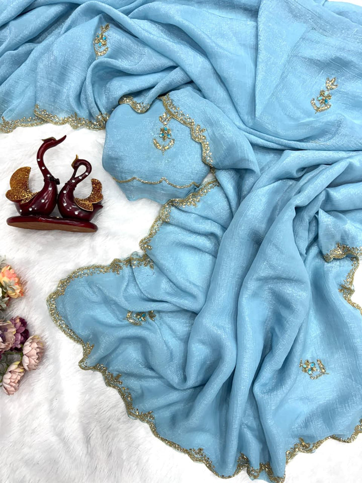 Blush Within Partywear Fancy Silk Saree