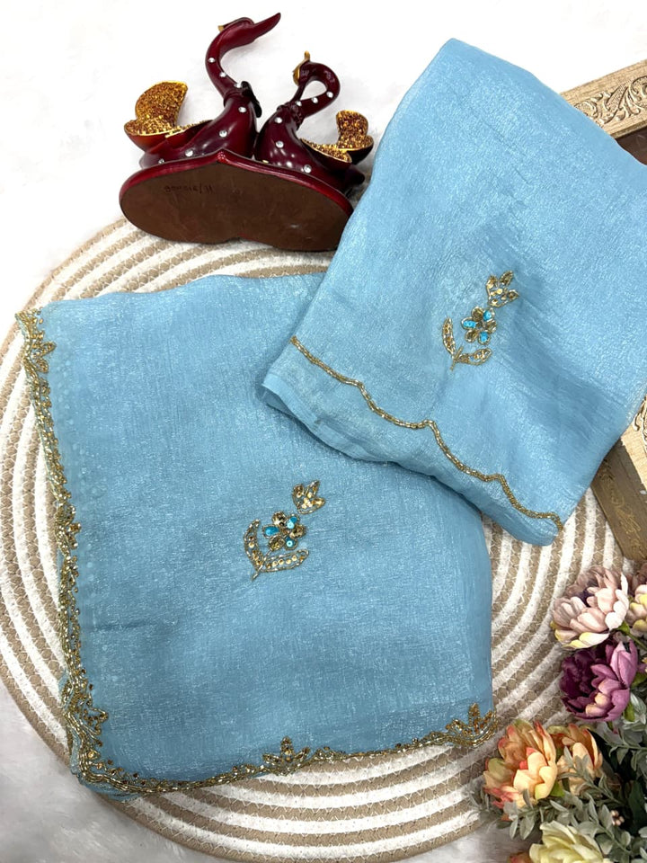 Blush Within Partywear Fancy Silk Saree