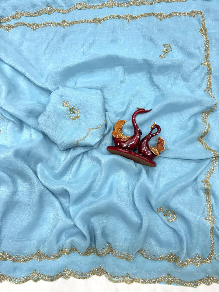 Blush Within Partywear Fancy Silk Saree