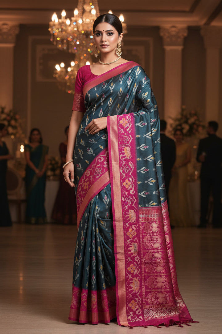 Trendy Pochampalli Silk Saree