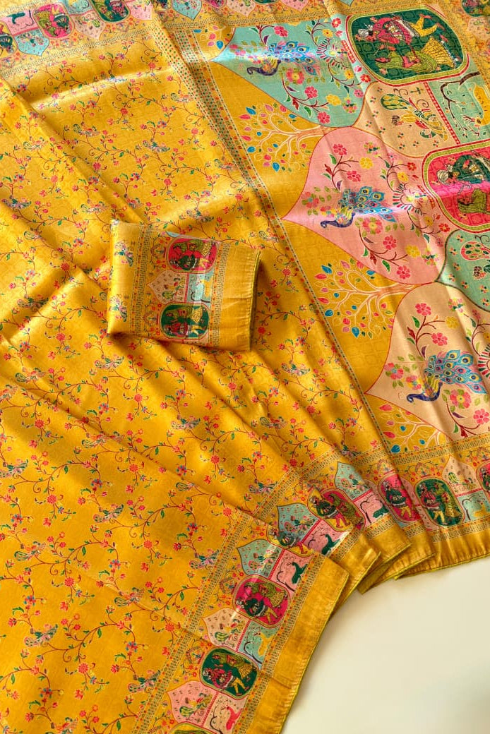 Veiled Affection Party Wear Fancy Silk Saree