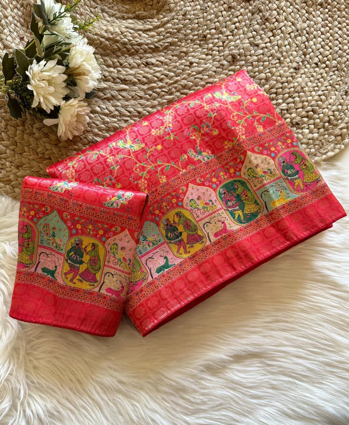 Veiled Affection Party Wear Fancy Silk Saree