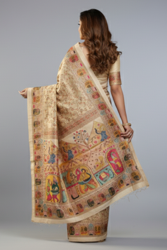 Veiled Affection Party Wear Fancy Silk Saree