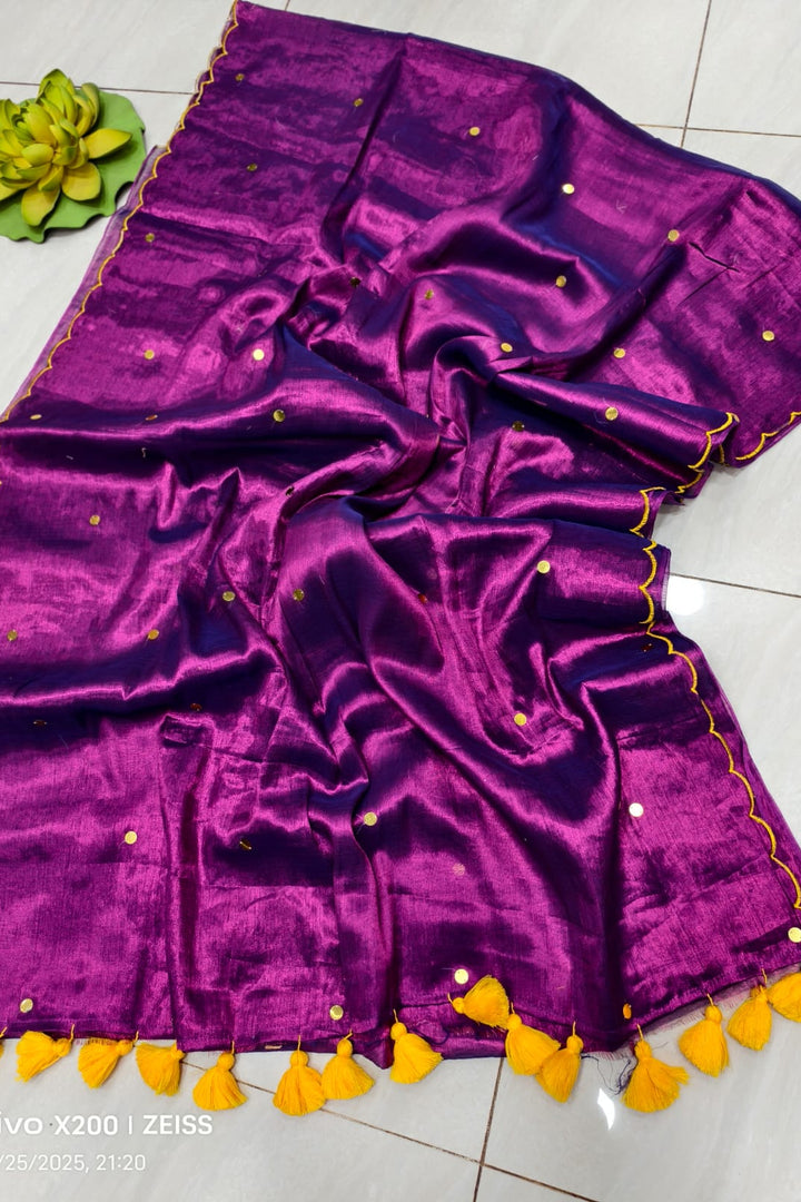 Soul Touch Tissue Cotton Saree